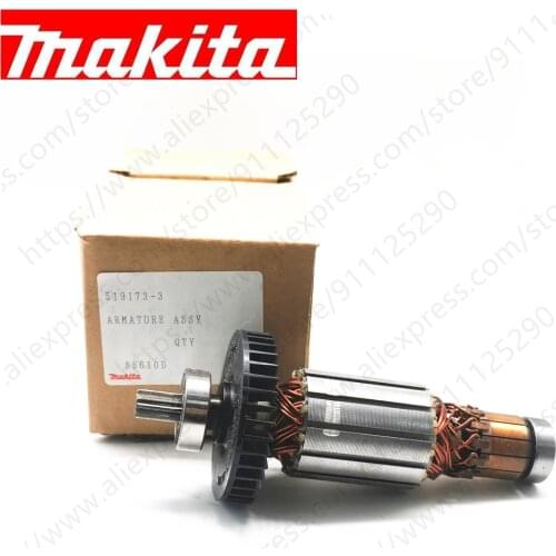 Armature Motor for MAKITA SS610D BSS610RFE DSS610RMJ BSS610SFE BSS610RFE BSS610 DSS610 DSS010RFE 519173-3