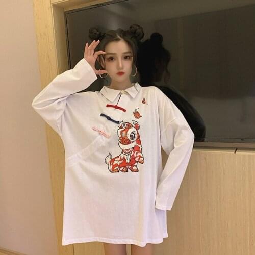 Retro Improved Cheongsam Girls Black Qipao Traditional Daily Modern Cheongsam Long Sleeve Buttons Chinese Oriental Dresses 11381