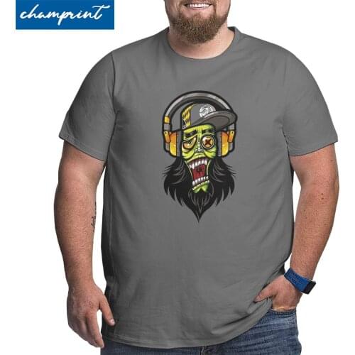 DJ Boy Graffiti Oversized Streetwear T Shirt Mens 2021 New Design Street Style Printed Big Tall Tee Shirt 4XL 5XL 6XL Clothing