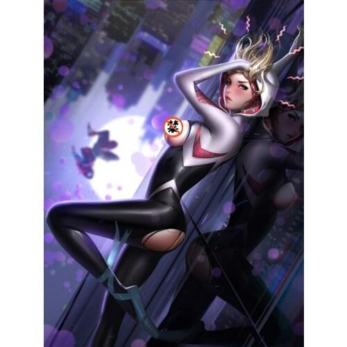 Print movie Gwen Stacy sexy girl art poster silk or canvas 16x24 24x36 inch living room bedroom decorative painting