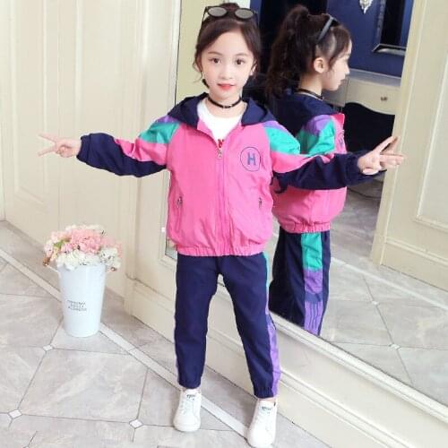 Girls Clothing Sets Autumn Winter Toddler Girls Clothes Outfit Zipper sweater baby Kids Tracksuit For Girl Suit 3 -12 Year