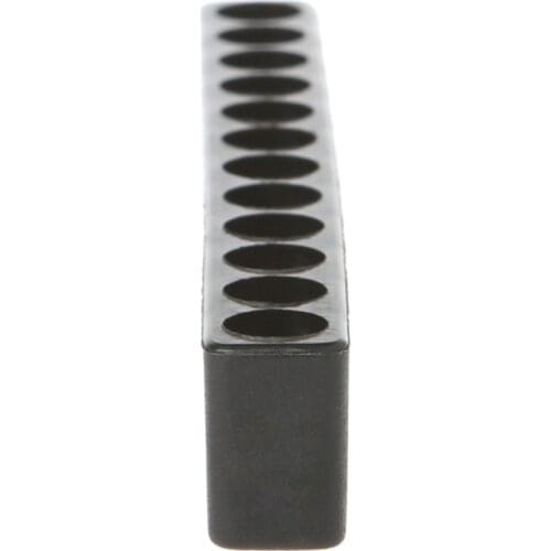 GXMA Screwdriver Hole 10/12 Holes Hex Shank Bit Holder Plastic Head Storage Case Tool