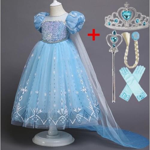 Halloween Dress for Girl Children Princess Cosplay Costume Birthday Party Snow White Dress Fancy Halloween Children Clothing