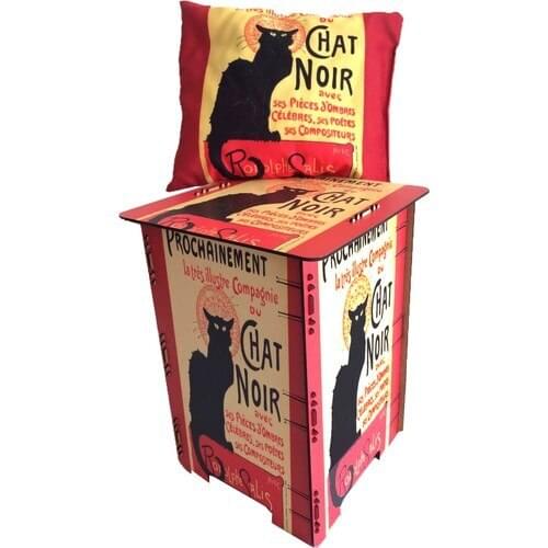 Practical Decor Decorative The Eider Stool Chat Noir