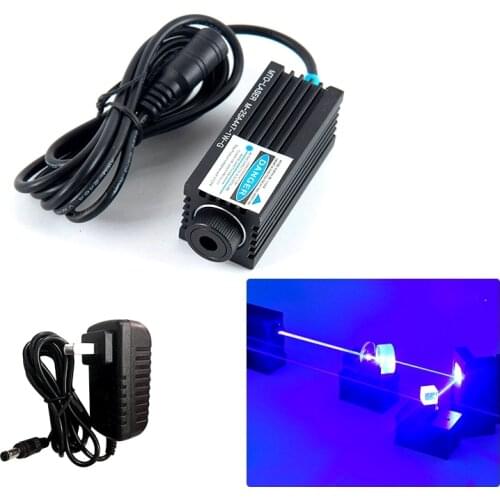 Adjustable 450nm 1000mw 1W Wood Carving Laser Engraving Laser Dot Diode Module New 25mm*60mm High Power