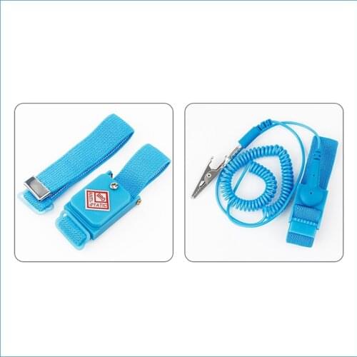 Adjustable Anti Static Bracelet Electrostatic ESD Discharge Cable Reusable Wrist Band Strap Hand With Grounding Wire