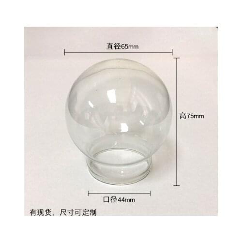 Promotional Gift 65 mm Diameter snow dome DIY Empty glass snow globe Crystal ball snow ball christmas VIP