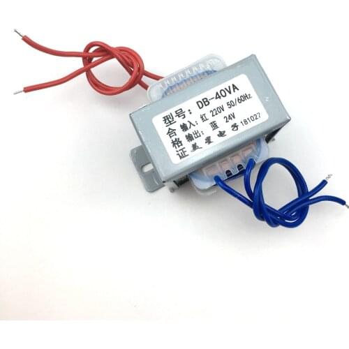 EI66 type 40W 40VA transformer 220V to 24V power transformer AC AC24V/1.5A