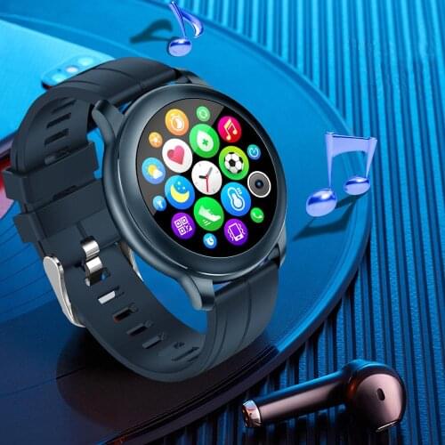 CK30 Body Temperature Smart Watch Bluetooth Call Heart Rate Monitoring Round Screen Full Touch Sports Smart Bracelet