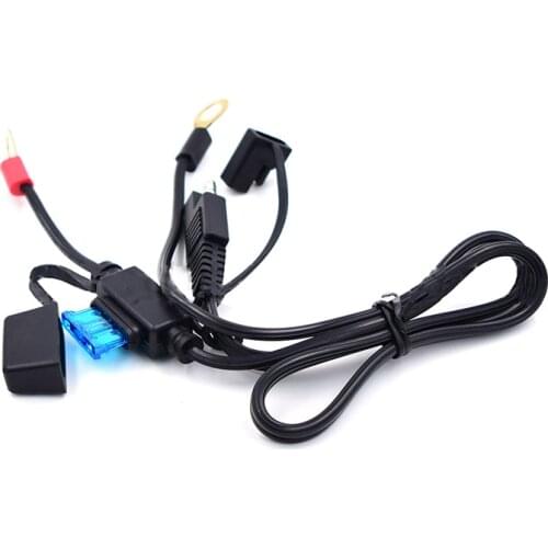 Ring Terminal To SAE Quick Disconnect Extension Cable 2ft Car Motorcycle Connecting Wire Connector For Battery Yuasa Schumacher