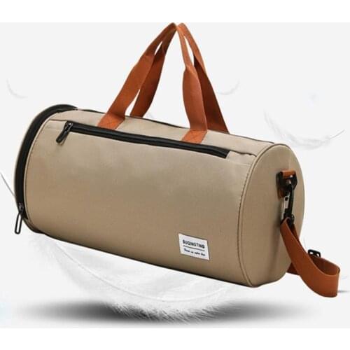 Ladies Portable Dry Wet Separation Gym Bag Outdoor Large-capacity Luggage Oxford Material Sports Bag Short-distance Travel Bag