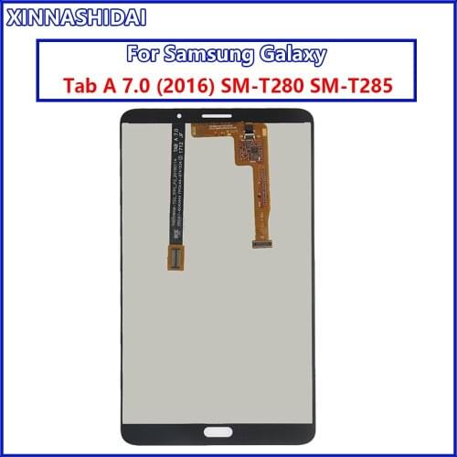 LCD Display for Samsung Galaxy Tab A 7.0 2016 SM-T280 SM-T285 T280 T285 LCD Touch Screen Digitizer Assembly Tablet PC Parts