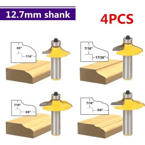 12.7mm shank free shipping woodworking router bit,cnc solid carbide engraving machine wood milling cutter,Drawer panel knife
