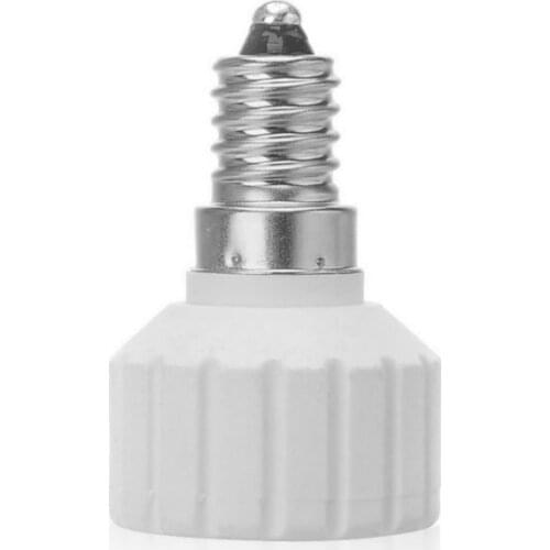E14 to GU10 Lamp Holder Adapter EU Chandelier Socket to Porcelain Gu10 2Pin LED Spotlight Socket Bulb Extend Adapter Converter