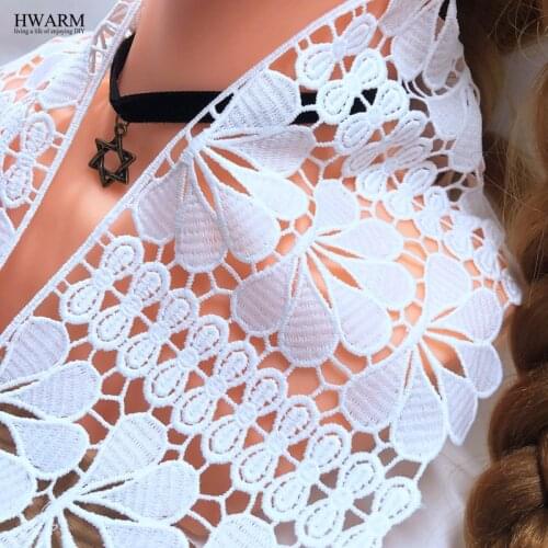 5yards 13cm fashionable african lace fabric ribbon women trim accessories DIY wedding decoration for home costura sewing laces