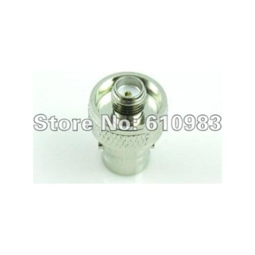 SMA to BNC Adapter SMA Female Jack to BNC Female Jack New Style Connector Nickelplated Straight