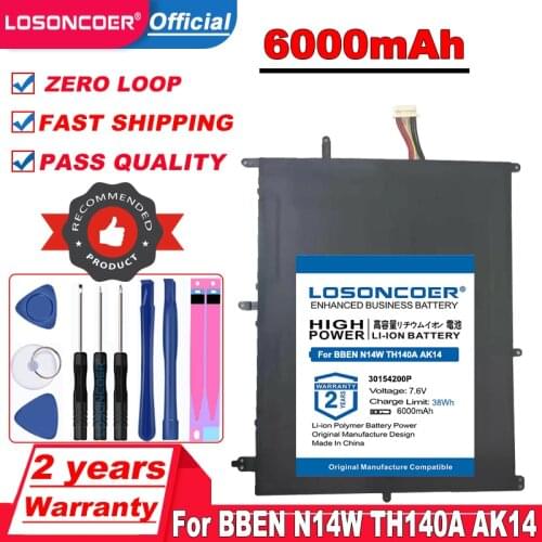 30154200P XDS HW-3487265 Battery For BBEN N14W TH140A AK14 For Jumper EZBook X4 Teclast F6 Pro,F7 Plus,TH133C-MC NV-2874180-2S
