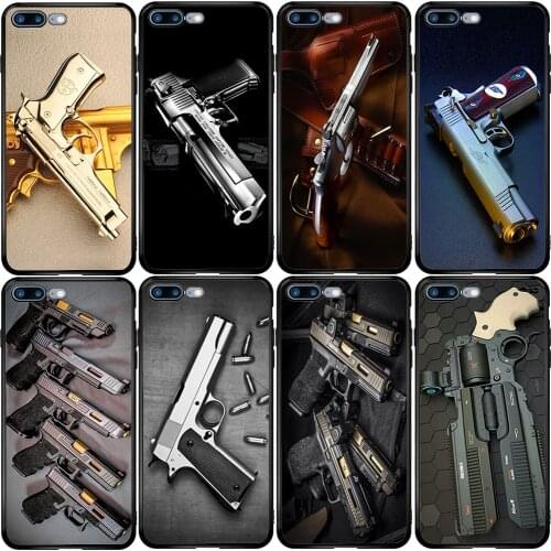 Cover Case for Samsung M10S M10 M31 A10E A10S A20S A30 A50S A21S A31 A41 A51 A71 Pistolas Glock Weapon Gun Bullet