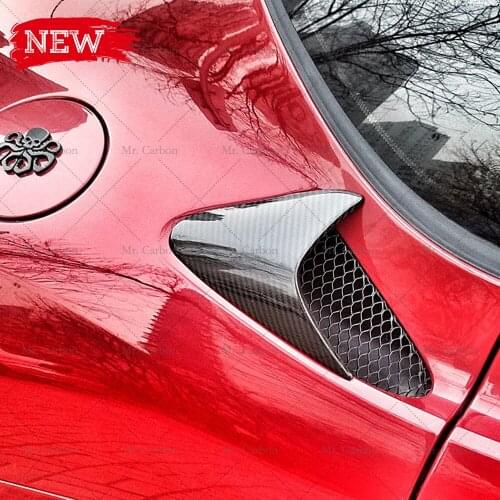 FOR LOTUS EVORA S GTE STYLE CARBON FIBER REAR FENDER VENTS TRIM BODY KIT TUNING PART FOR EVORA S AIR INTAKE DUCT COVER RACING