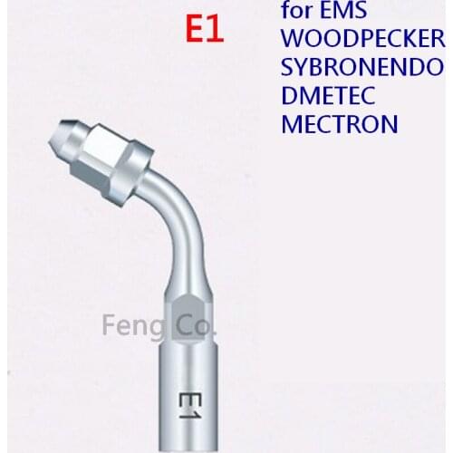 E1 Ultrasonic Scaler Tips Endo Perio Dental Scaling Fit EMS Woodpecker Handpiece Dentistry Instrument