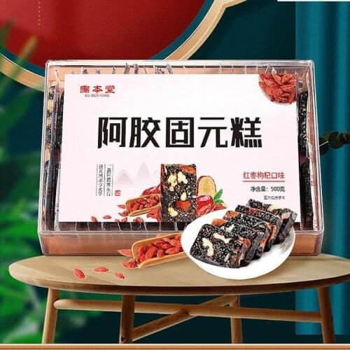 Ejiao Cake Gelatin Cake Hide Gelatin Cake with Red Date, Wolfberry, Eat Solid Yuan Cream Beauty Supplement for Blood