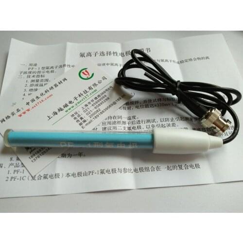 Fluoride electrode (PF-1 fluorine ion selective electrode, fluoride ion electrode) / fluoride electrode