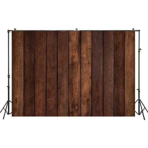 HUAYI Old Vintage Wooden Planks Backdrop Brown Wood Floor Photography Backdrops Studio Child Baby Photo Background W-3433