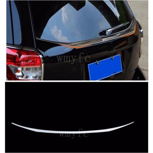 Stainless steel Rear Trunk Lid Cover Fit for Subaru Forester 2013 2014 2015 2016 2017 2018