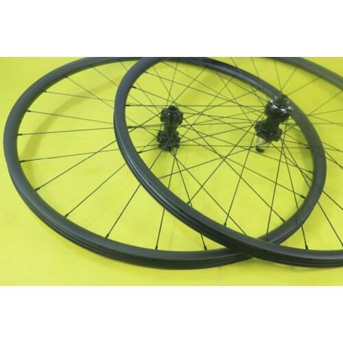 Light Weight 29er MTB XC racing carbon wheelset 28mm x 22mm Powerway SP M42 hubs 28H UD 3K 12K crosscountry bicycle wheels