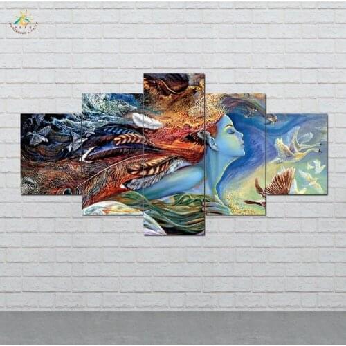 Mother Nature Wall Art HD Prints Canvas Art Painting Modular Picture And Poster Canvas Painting Decoration Home 5 PIECES