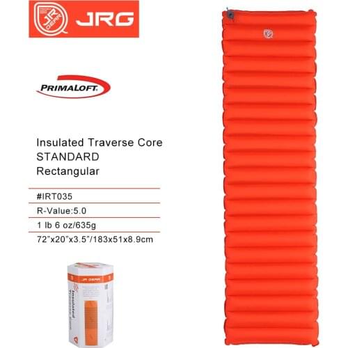 JR Gear R3.0/5.0 TPU Inflatable Mattress Manually Press Sleeping Pads Ultralight Camping Mat Tent Air Pad Outdoor Cushion Winter