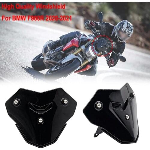 New Motorcycly Windscreen Fairing Windshield Screen Wind Deflector with Mount Bracket For BMW F900R F900 R F 900R 2020 2021