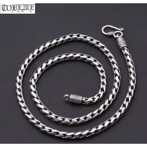 Necklace Handcrafted Thailand 925 Silver Necklace Handmade Designer Vintage Sterling Silver Neckace for Pendants