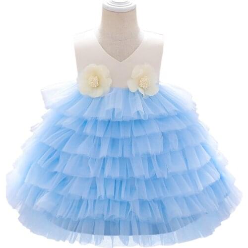 Baby Girl Dress Birthday Handmade Dress Girl Party Wedding Dress Tutu Princess Dress Clothes For Newborns Children vestidos
