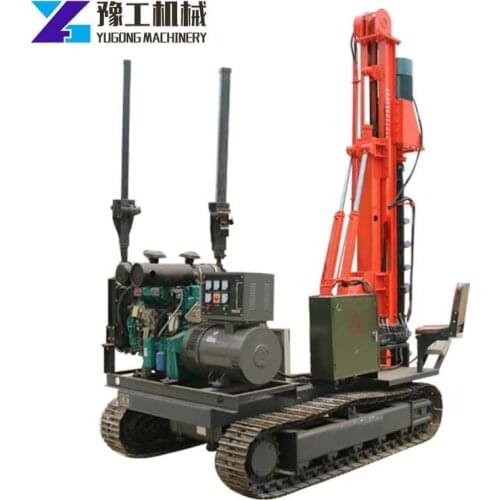 Portable water well drilling rig down the hole hammer drill rig drill water pump rig drilling rig machine truck mounted