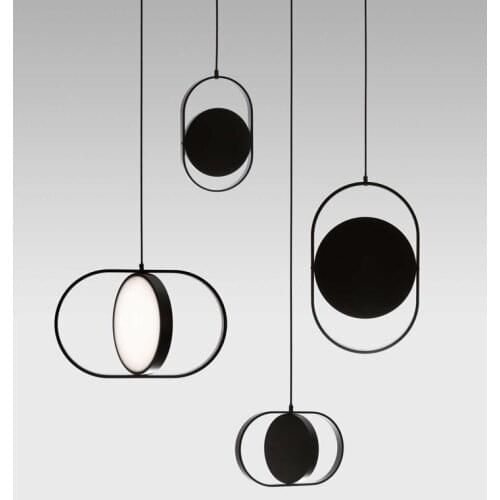 Nordic deco chambre iron restaurant LED pendant lights hanglamp