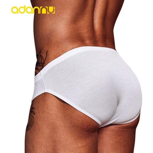 High Quality Sexy Mens Underwear Briefs Modal Soft Low Waist Mens Lingerie Mens Briefs Bikini Gay Underpants Cueca 9 Color