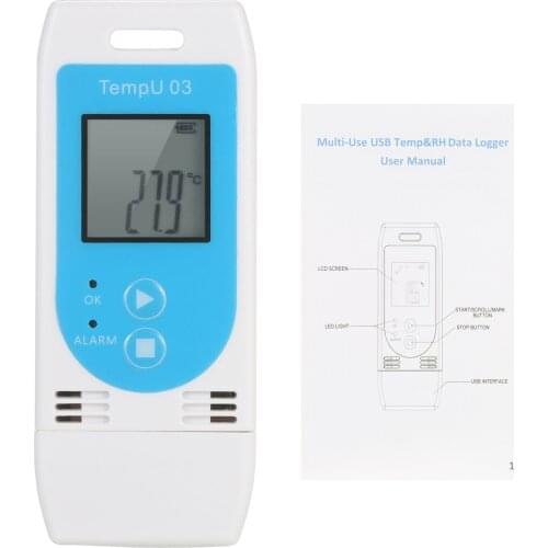 KKmoon USB Temperature Humidity Data Logger Reusable RH TEMP Datalogger Recorder Humiture Recording Meter