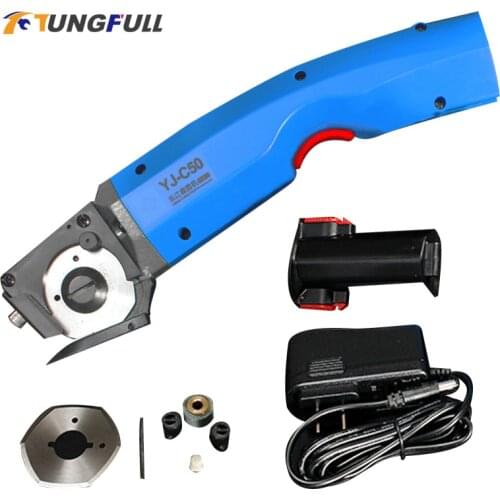 High Speed 4500rpm 35W Cloth Electric Scissors Cutter Leather Fabric Leather Cutting Machine Kit 100-240V