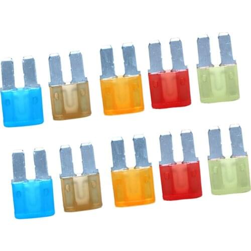 10 Pieces Micro2 ATR Car Automotive Fuses Assorted 5A 7.5A 10A 15A 20A Space saving - Sub-miniature design
