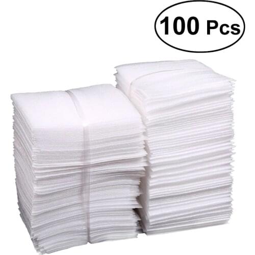 100Pcs Cushion Foam Pouches Safely Wrap Cup Dishes Glassware Porcelain Furniture Packing Supplies for Moving Storage 25x30cm
