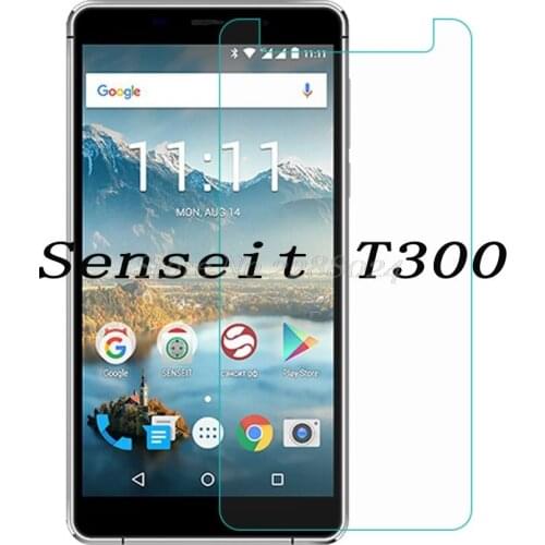 2PCS Smartphone Tempered Glass 9H Explosion-proof Protective Film Screen Protector mobile phone for Senseit T300