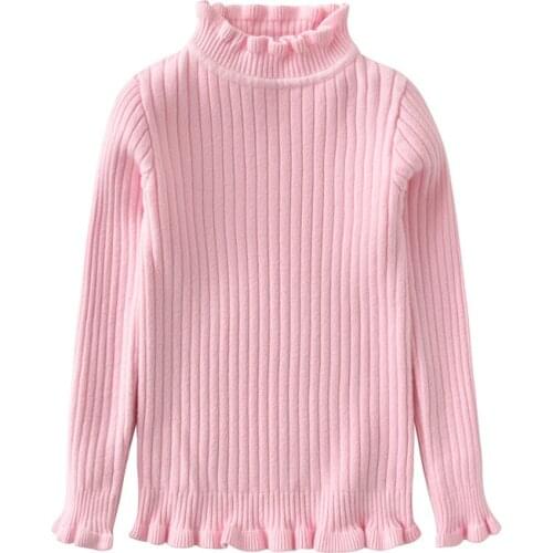 2020 Ins Fashion Knit Sweaters Ribbed Girls Sweaters Knit Fashion Girls Clothing Sweaters