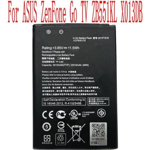 High Quality 3010mAh B11P1510 Battery For ASUS ZenFone Go TV ZB551KL X013DB Cell Phone