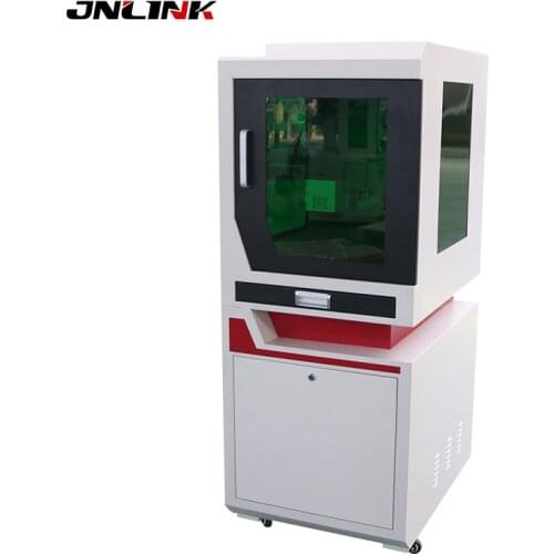 Aluminum nameplate raycus laser source 20w 30w China manufacture fiber marking machine with full cover