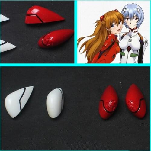 Anime Game EVA Hairpins Asuka Langley Soryu Shikinami Asuka Rangure Headwear Hair Clips Cosplay DIY Harajuku Costume Headwear