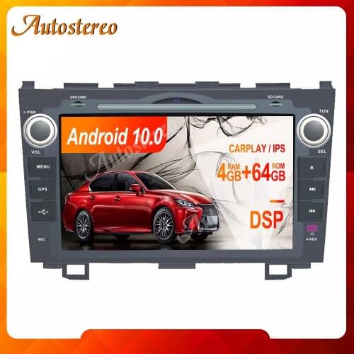 2 Din Android 9.0 Car DVD Player GPS Map Navigation For Honda CRV 2006-2011 Head Unit Multimedia Player Radio Tape Recorder Auto