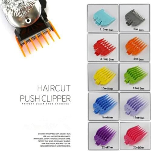 Colorful Polychromatic Limited Electric Hair Cutter Clipper Pomade Style Generalduty Positioning Comb E120