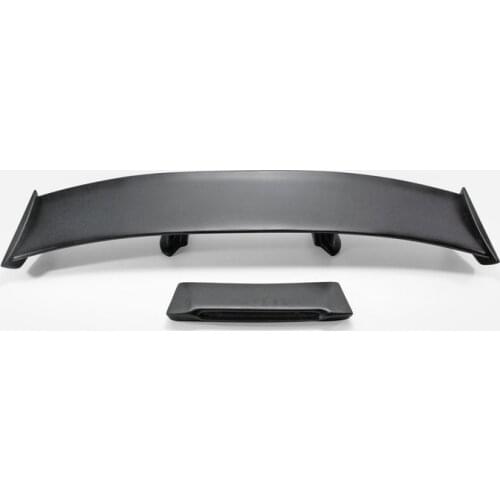 For Nissan R35 GTR NIS Style FRP Fiber Glass Rear Spoiler (Included Light) Fiberglass GT Wing Tuning Trunk Kit Boot Lid Trim