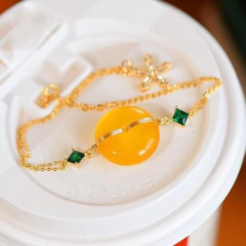 FEIWEINI Yellow Bracelets